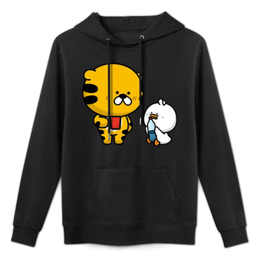 Studio Crew Neck Front Graphic Hoodies