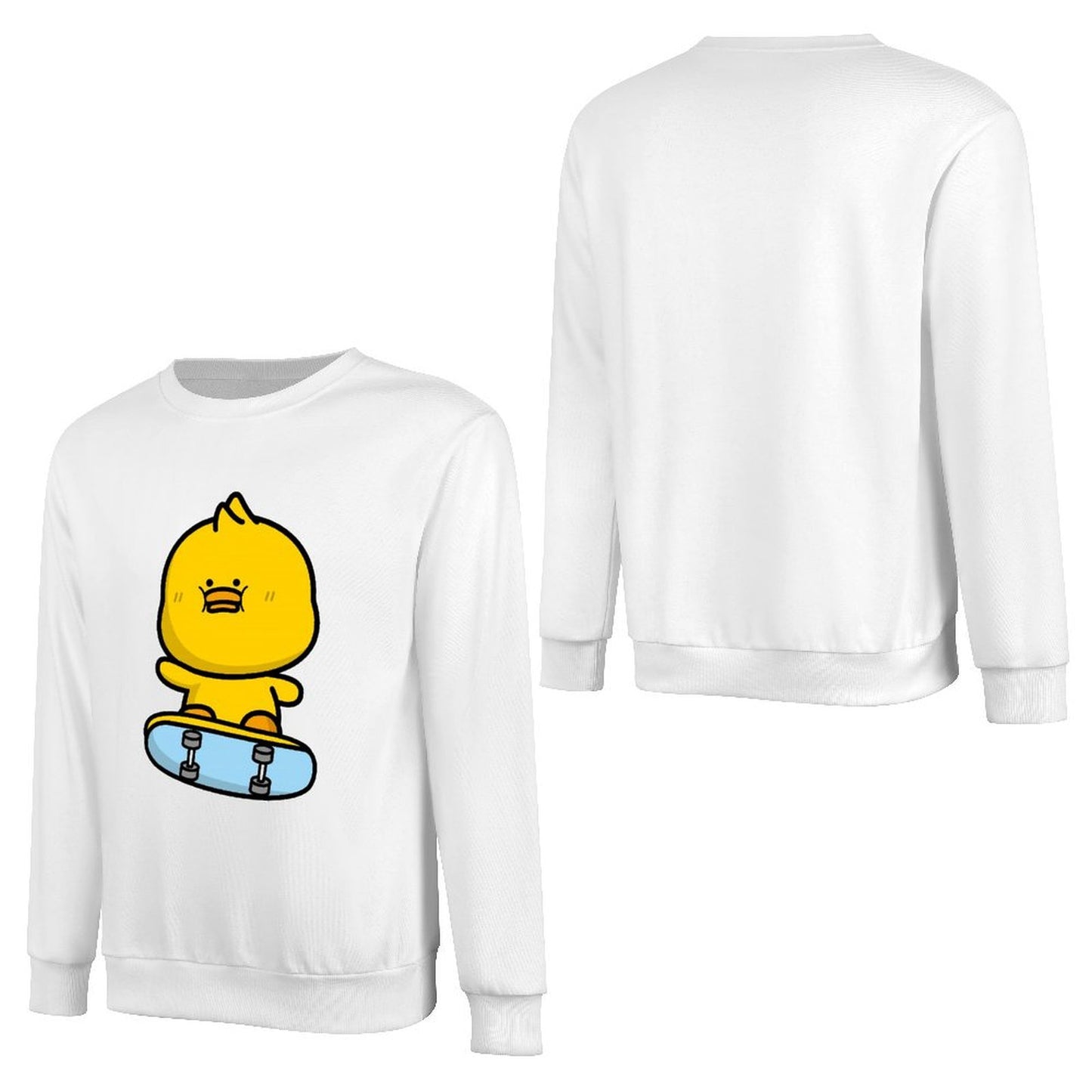 Front Patterned Long Sleeve TopHigh-Quality SoftTouch