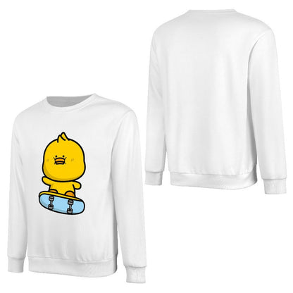 Front Patterned Long Sleeve TopHigh-Quality SoftTouch