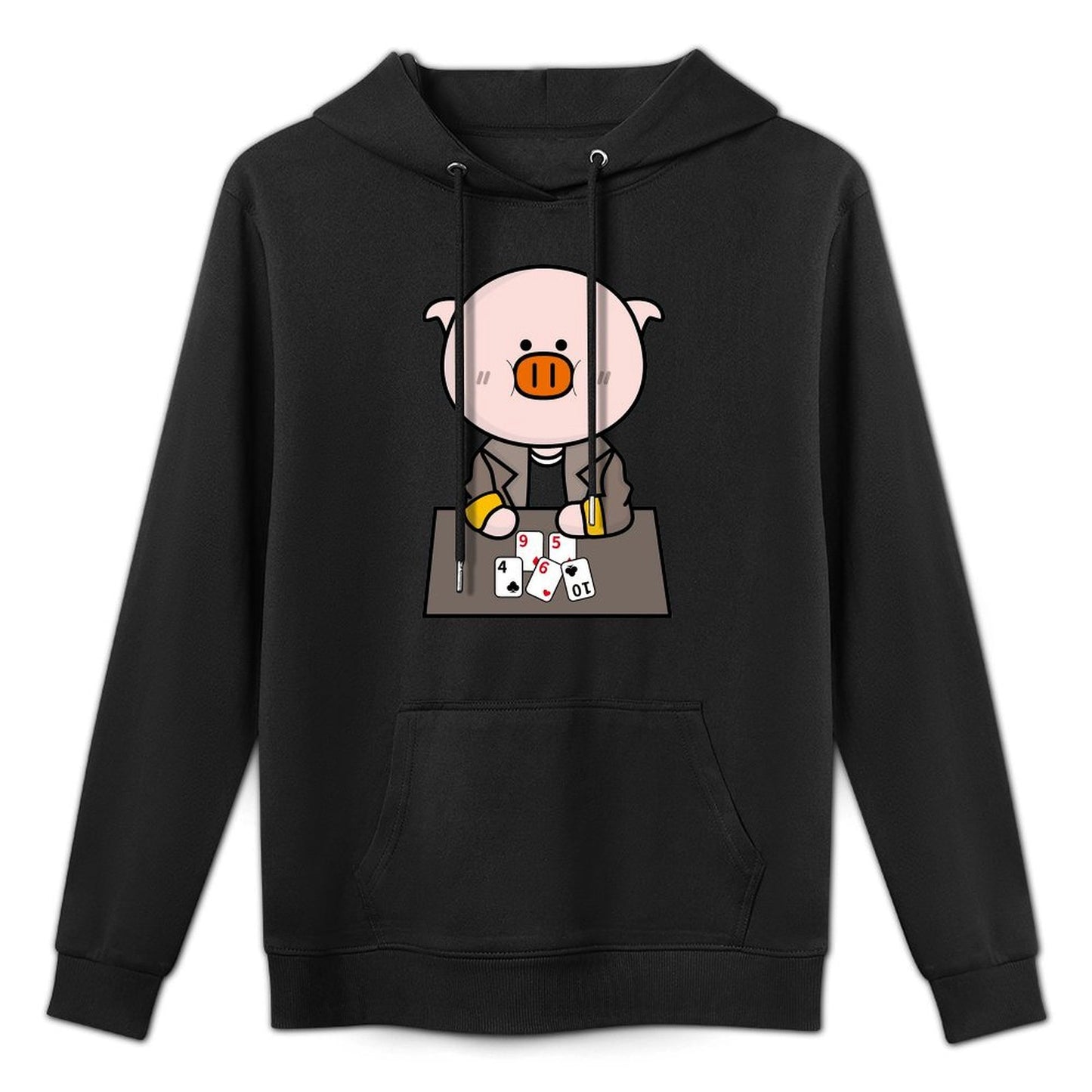 RegularFit Pocket Tee Front Graphic Hoodies