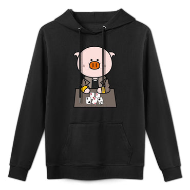 RegularFit Pocket Tee Front Graphic Hoodies