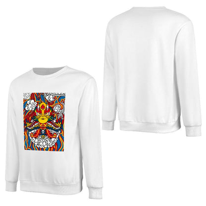Front Patterned Long Sleeve TopSeamless ActiveWear