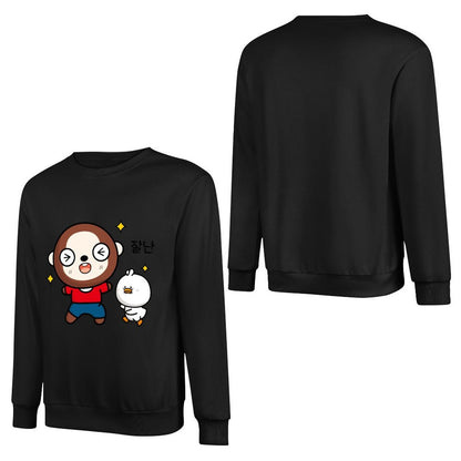 Front Patterned Long Sleeve TopEasyStyle Promotional