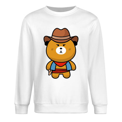 Front Patterned Long Sleeve TopClassic Fit EverydayComfort