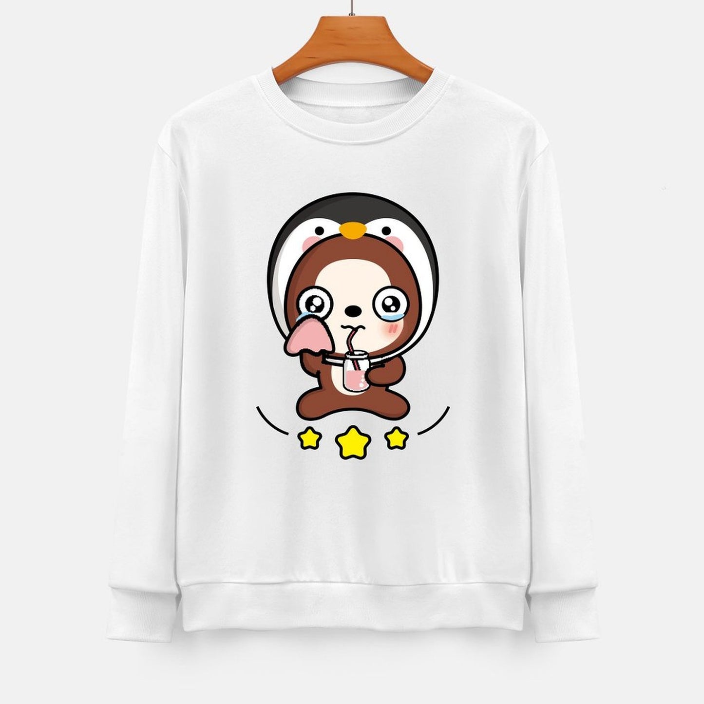 Front Patterned Long Sleeve TopCleanCut Signature