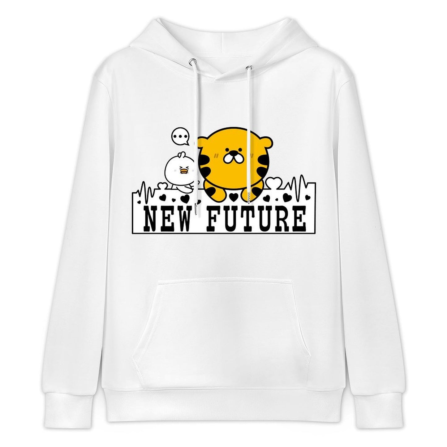Clean Edges Easy-Care Front Graphic Hoodies