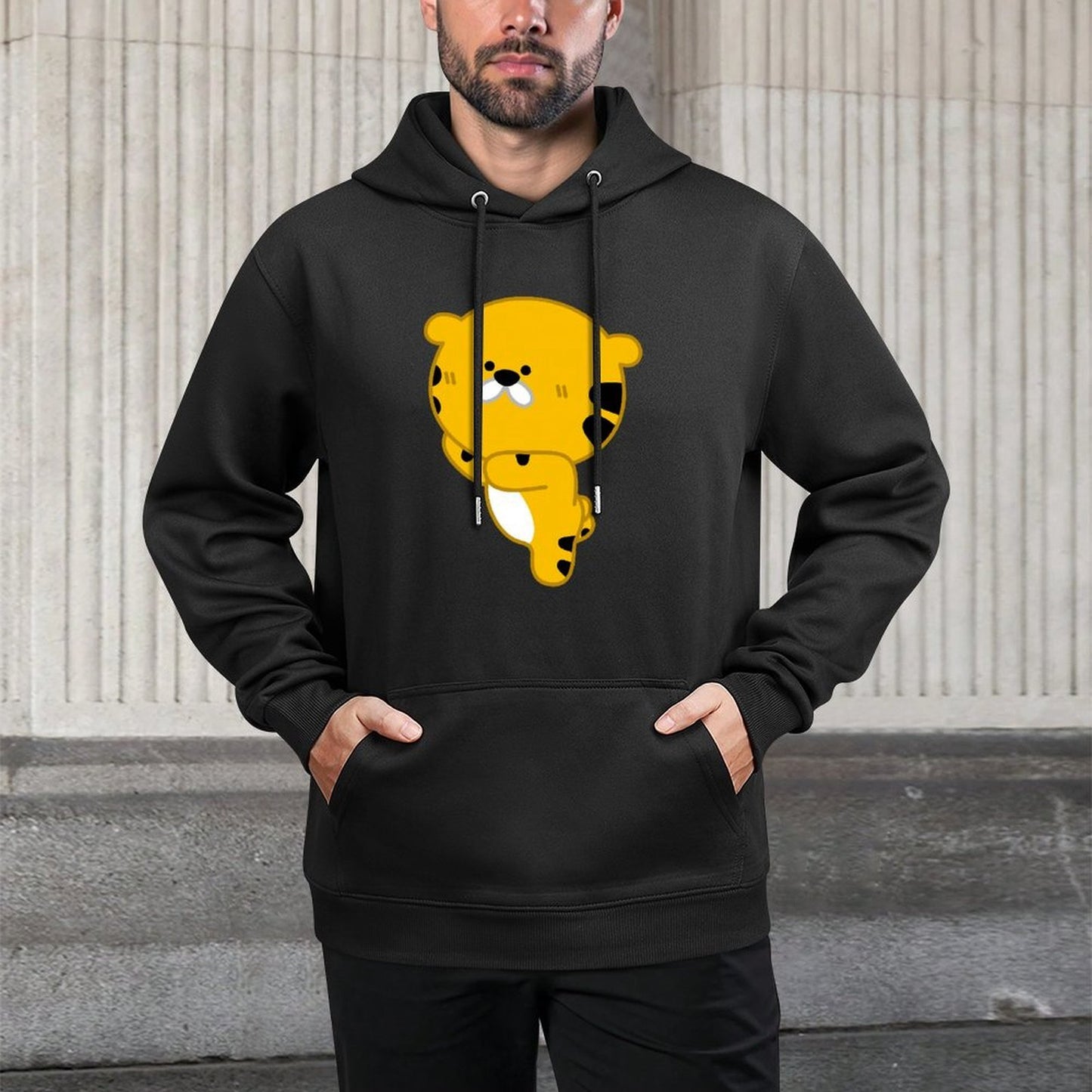 IPBR 250g Hooded Pocket Sweatshirt Front GraphicMen's Hooded  Sweatshirt4000726