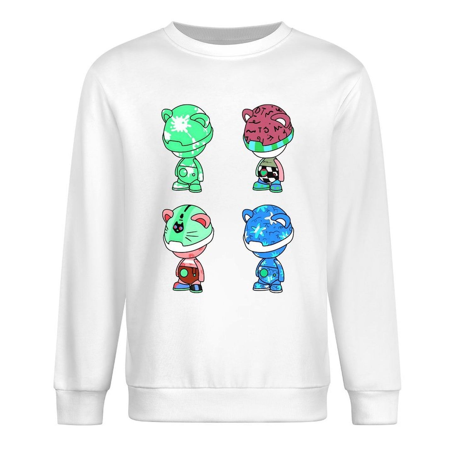 IPIB 250g Crew Neck Long Sleeve Sweatshirt Front GraphicCrew Neck Long Sleeve Sweatshirt6000074-1