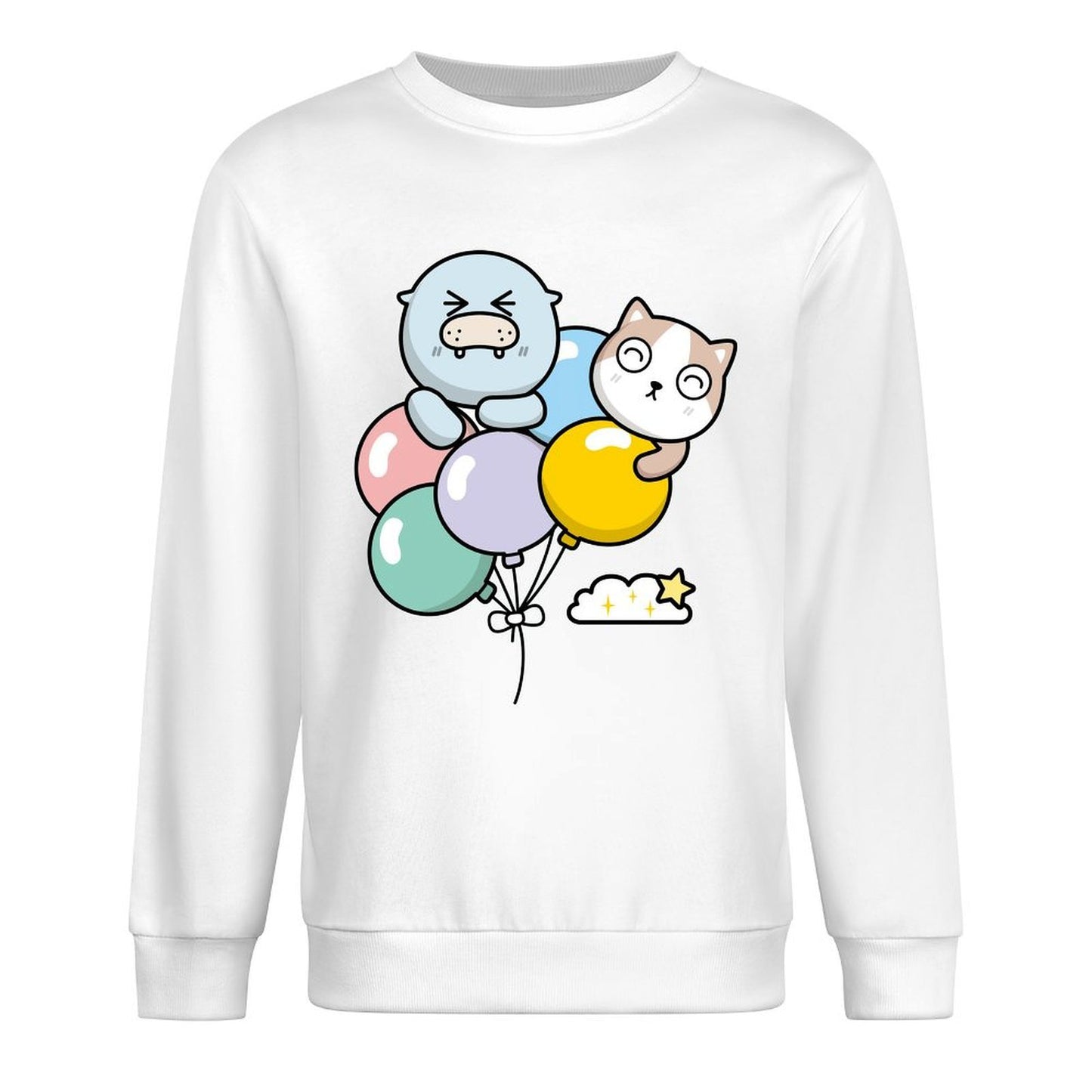 Front Patterned Long Sleeve Top Active Wear Strong