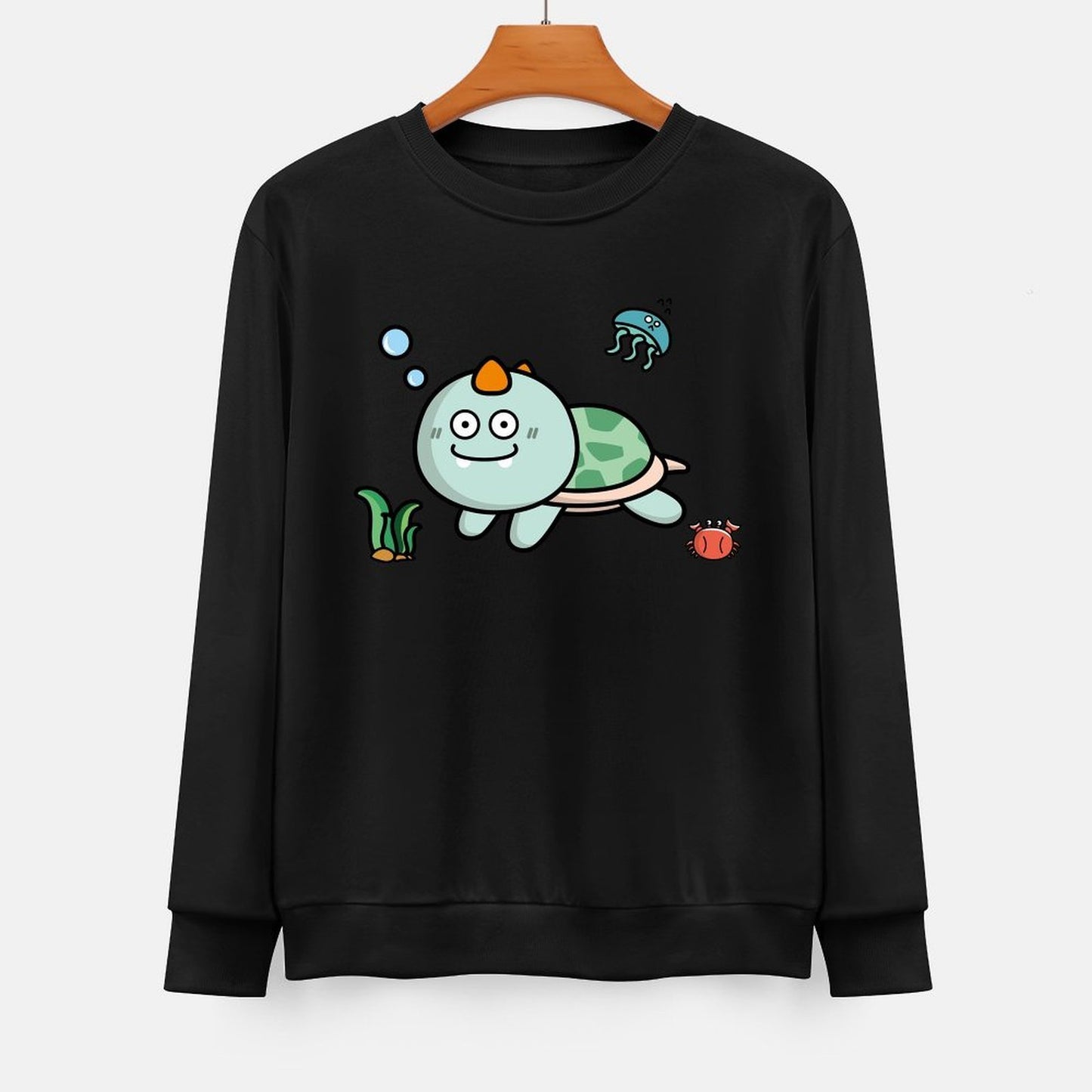  Front Patterned Long Sleeve TopMoisture-Wicking Logo-Ready