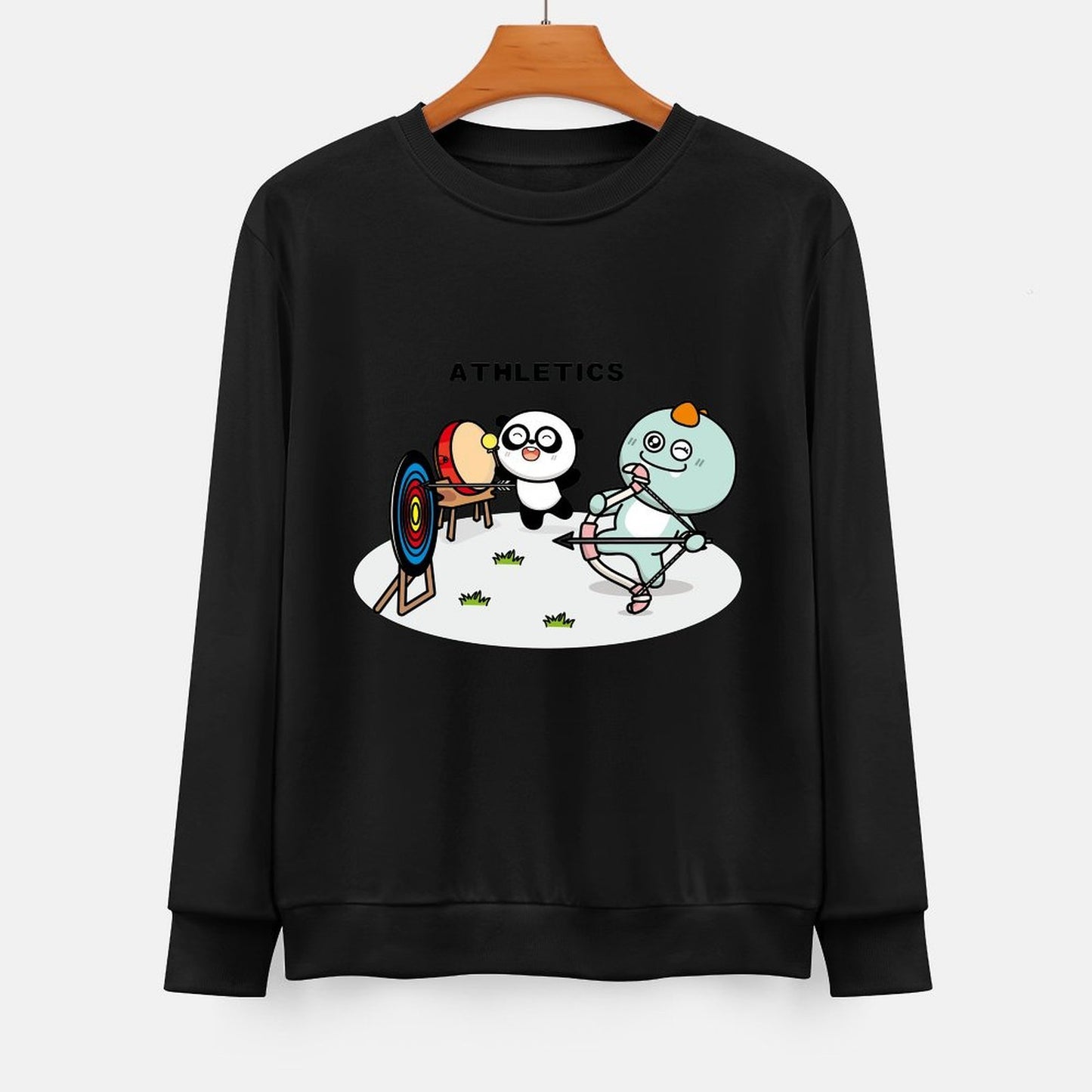  Front Patterned Long Sleeve TopMinimal Recycled