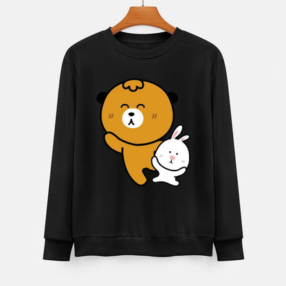  Front Patterned Long Sleeve TopEverydaySeries Soft