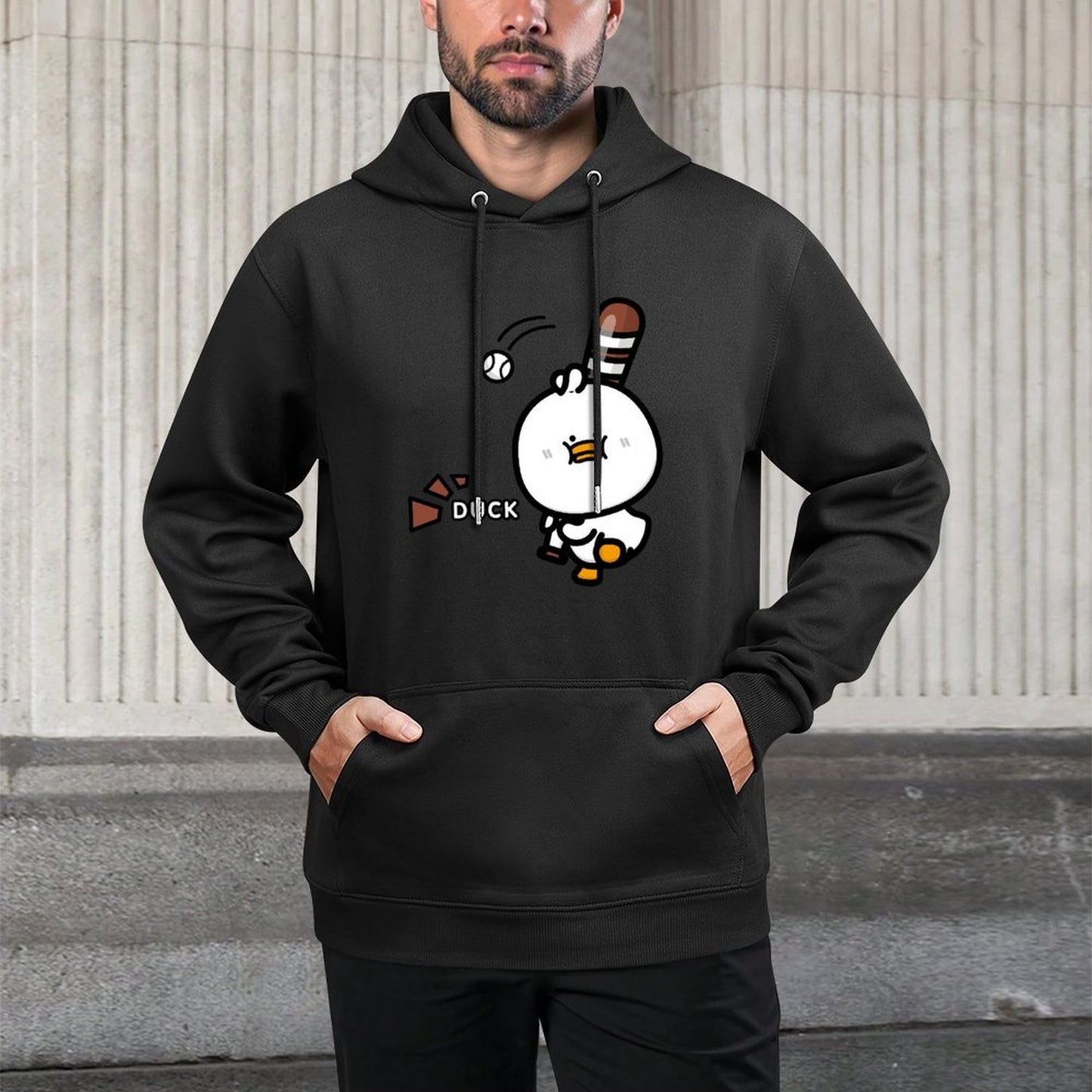 Softstyle Moisture-Wicking Front Graphic Hoodies