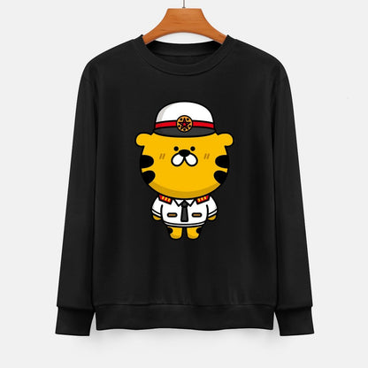  Front Patterned Long Sleeve TopCoreLine Timeless