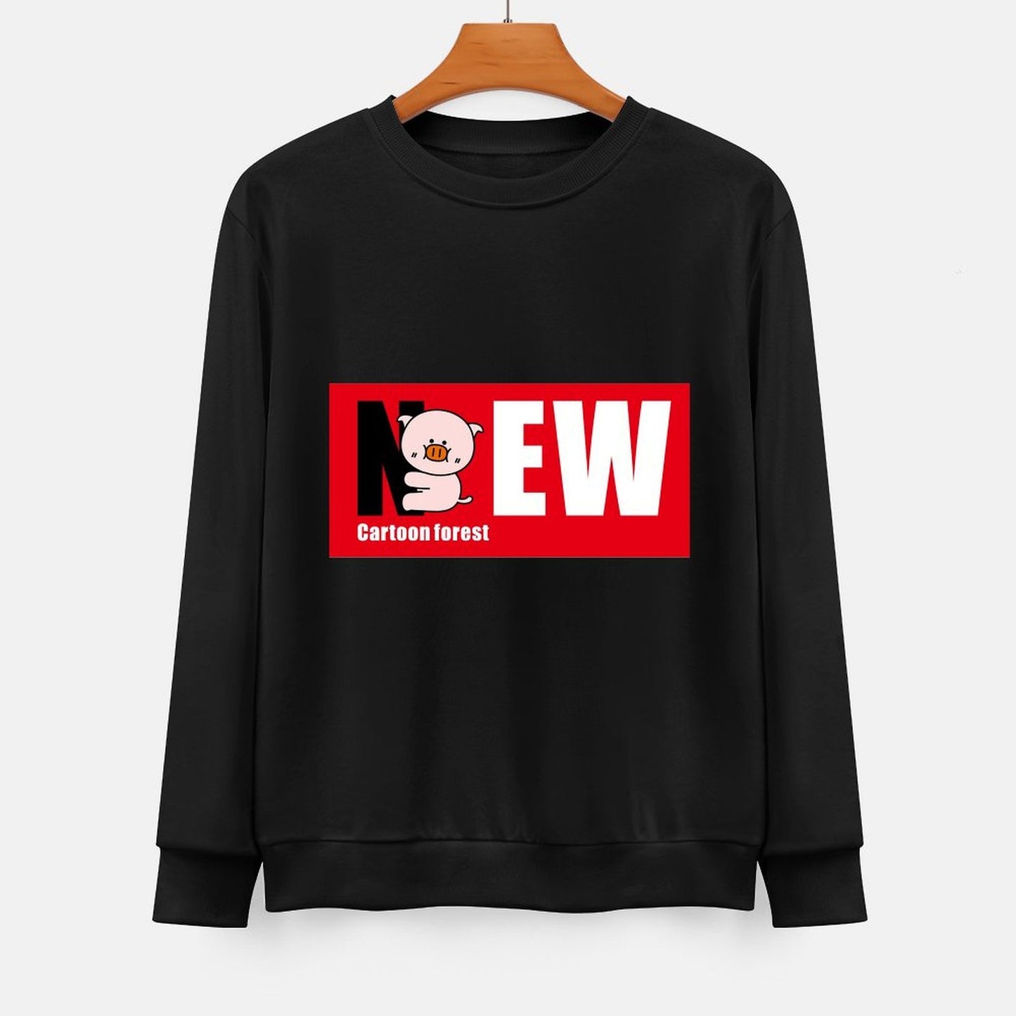 Front Patterned Long Sleeve TopBatch-Printed TrueStyle