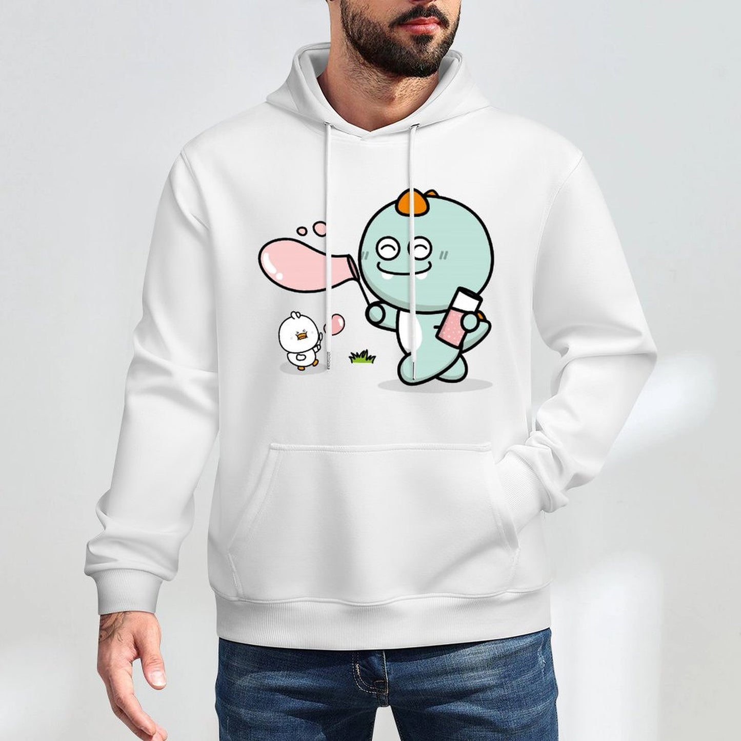 Clean Colorfast Front Graphic Hoodies