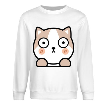 Front Patterned Long Sleeve TopActiveWear Fitted