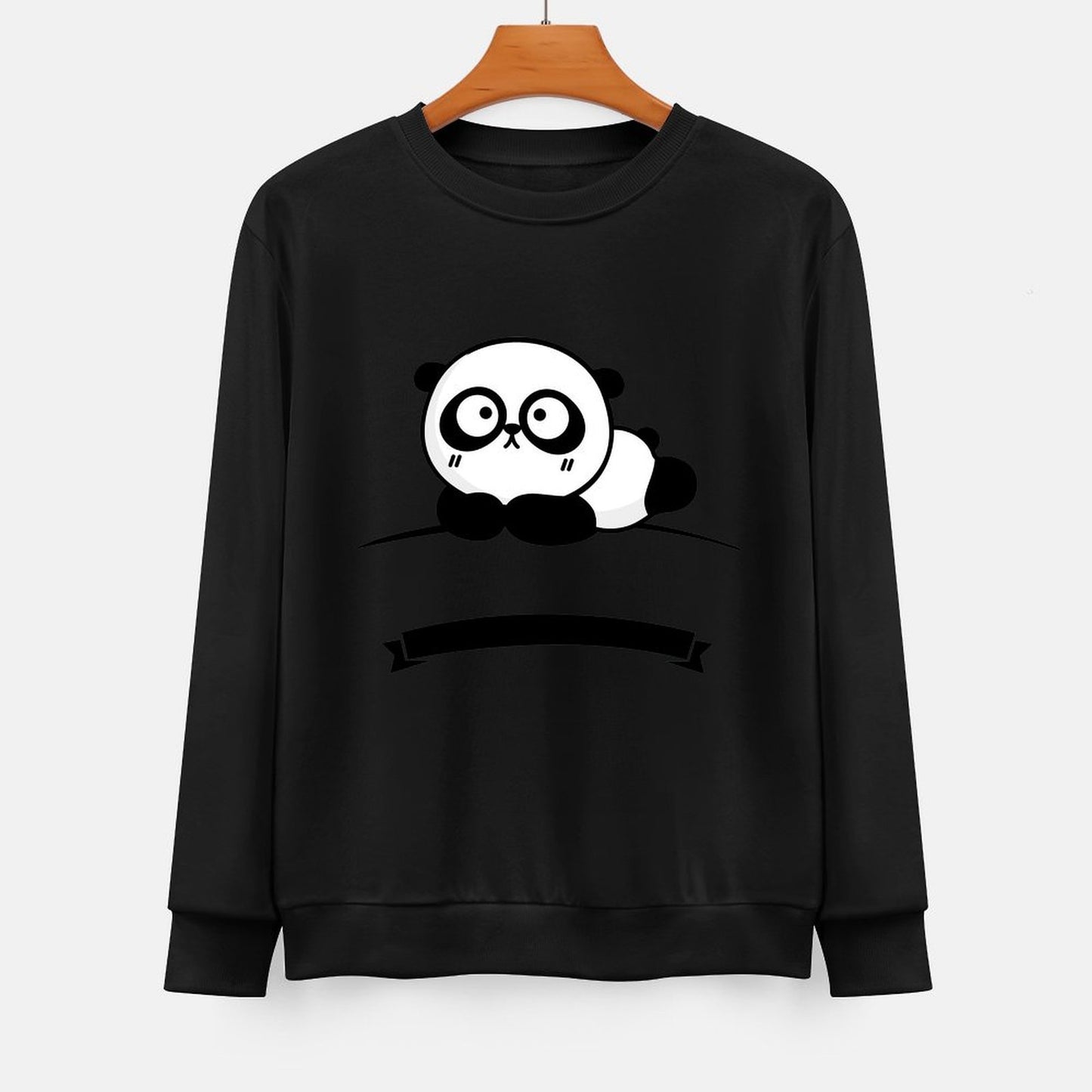 Front Patterned Long Sleeve TopStandard Fitted