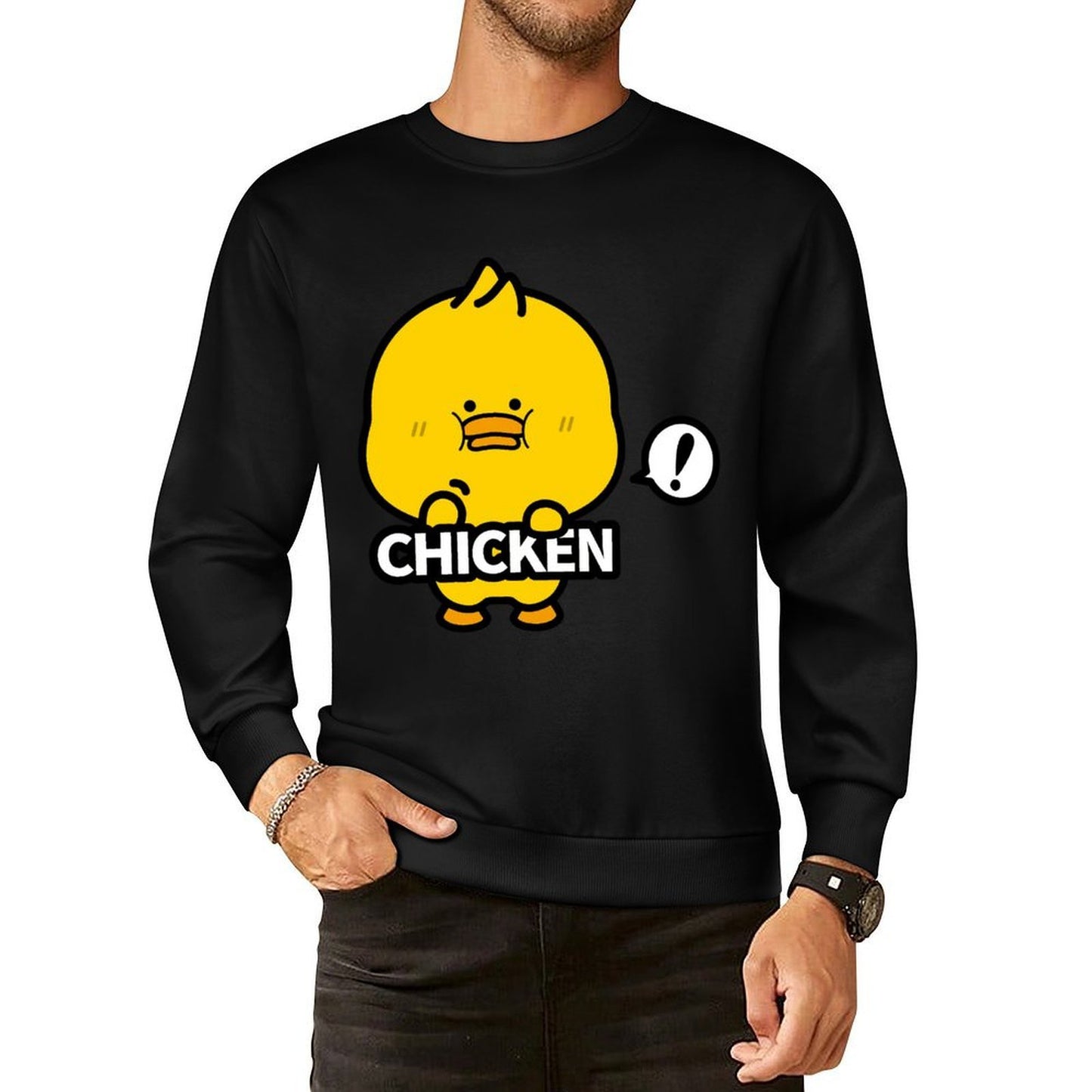 IPBR 250g Crew Neck Long Sleeve Sweatshirt Front GraphicCrew Neck Long Sleeve Sweatshirt4001112