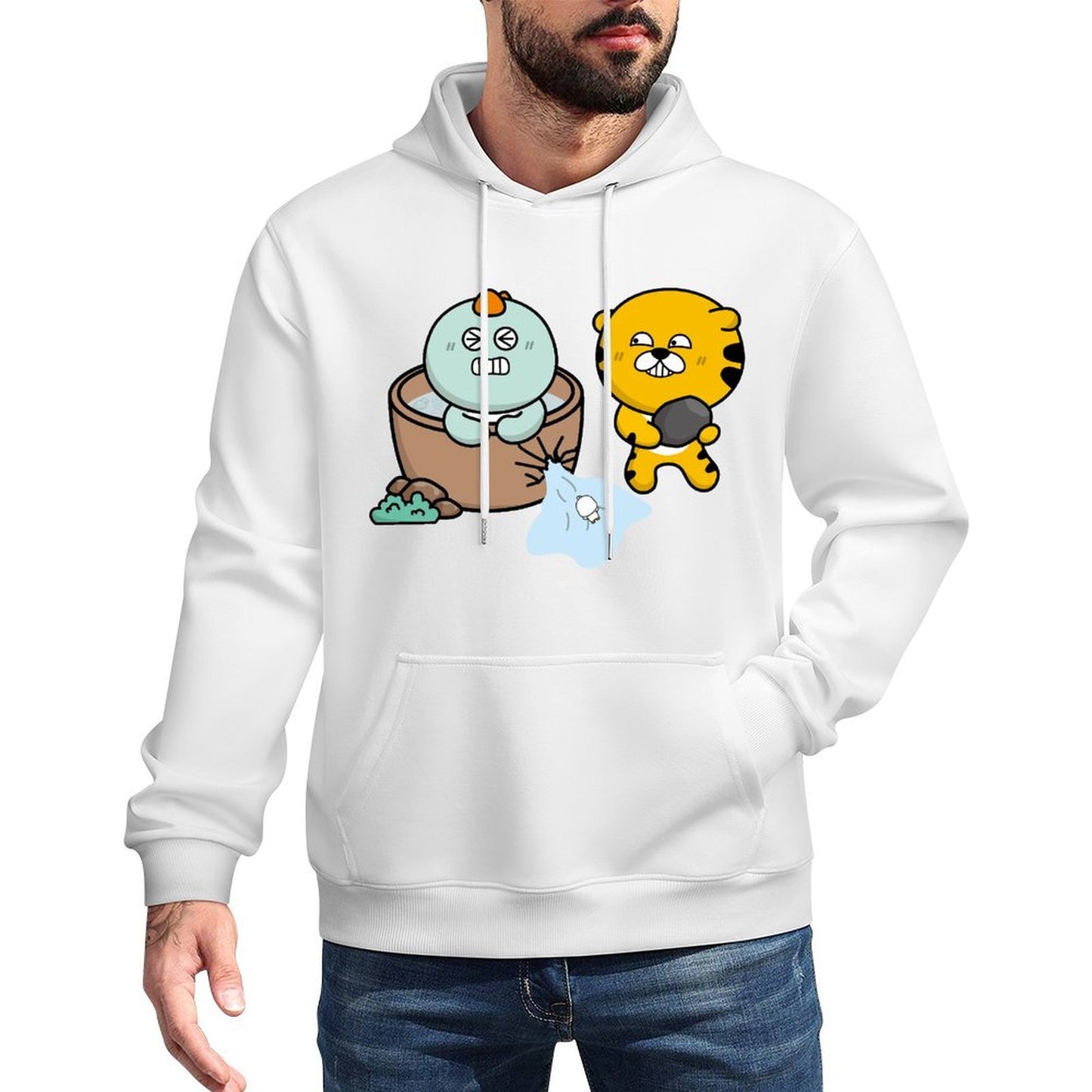 IPBR 250g Hooded Pocket Sweatshirt Front GraphicMen's Hooded  Sweatshirt4001509