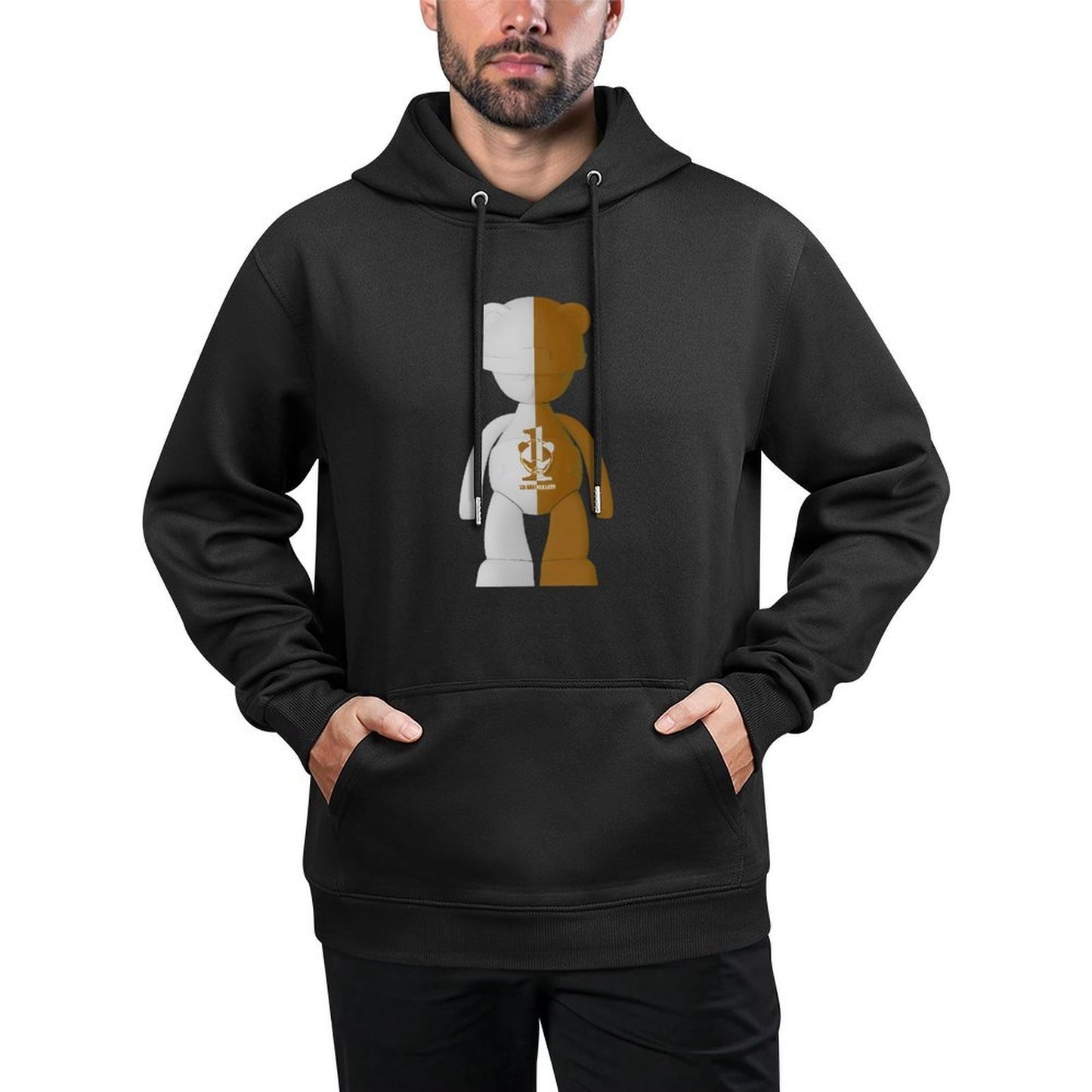 IPIB 250g Hooded Pocket Sweatshirt Front GraphicMen's Hooded  Sweatshirt6000140-6