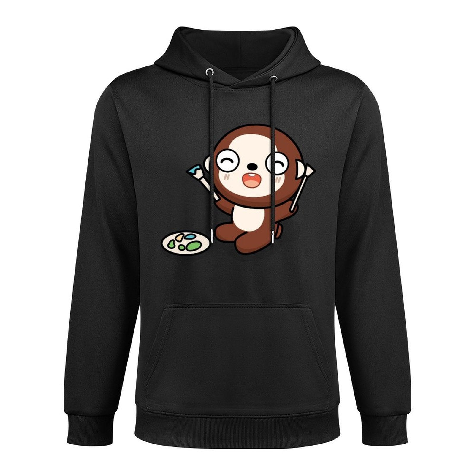 Neutral Reliable Front Graphic Hoodies