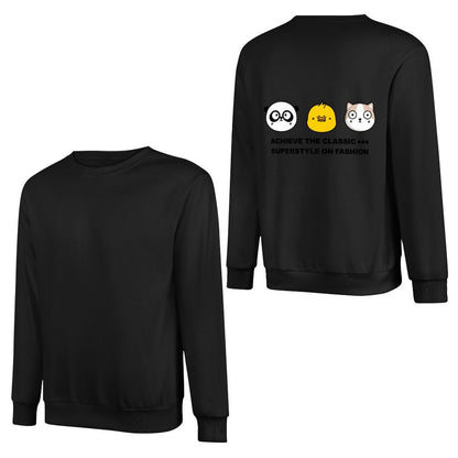 Crew Neck Long Sleeve Sweatshirt 4000670
