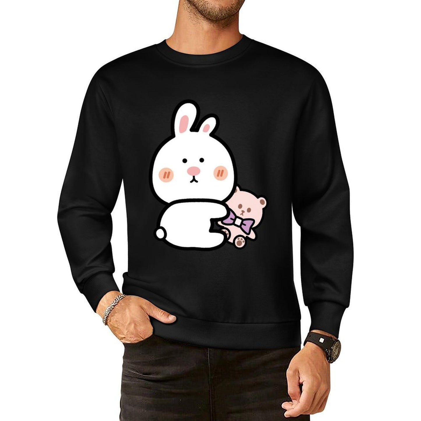 Front Patterned Long Sleeve TopRegularFit Indoor