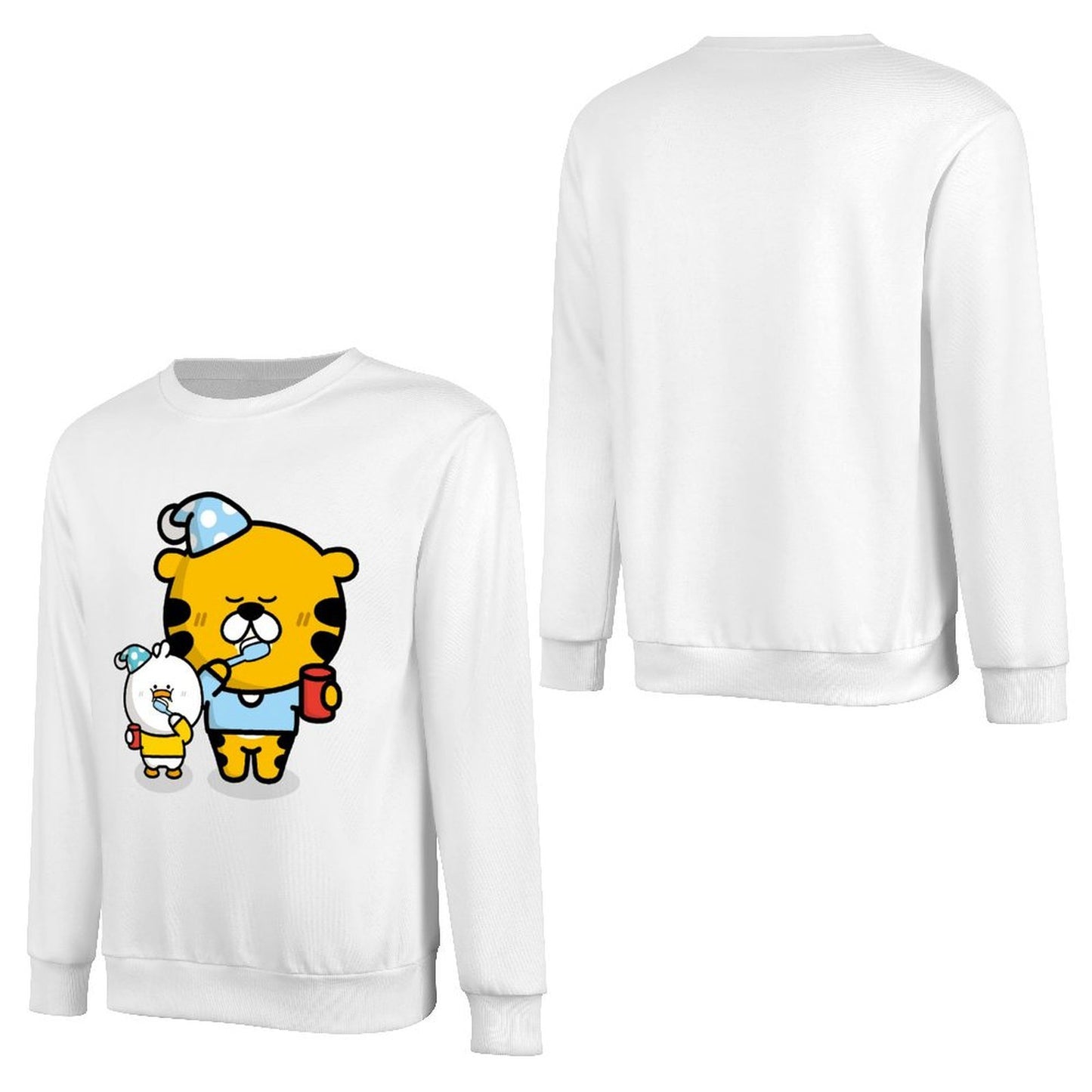 Front Patterned Long Sleeve Top Solid EverydayWear