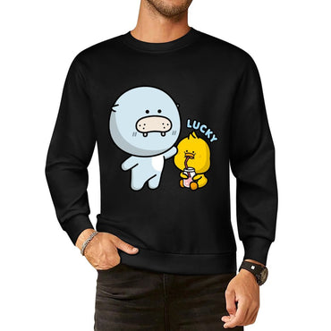 Front Patterned Long Sleeve TopTimeless Smooth Feel