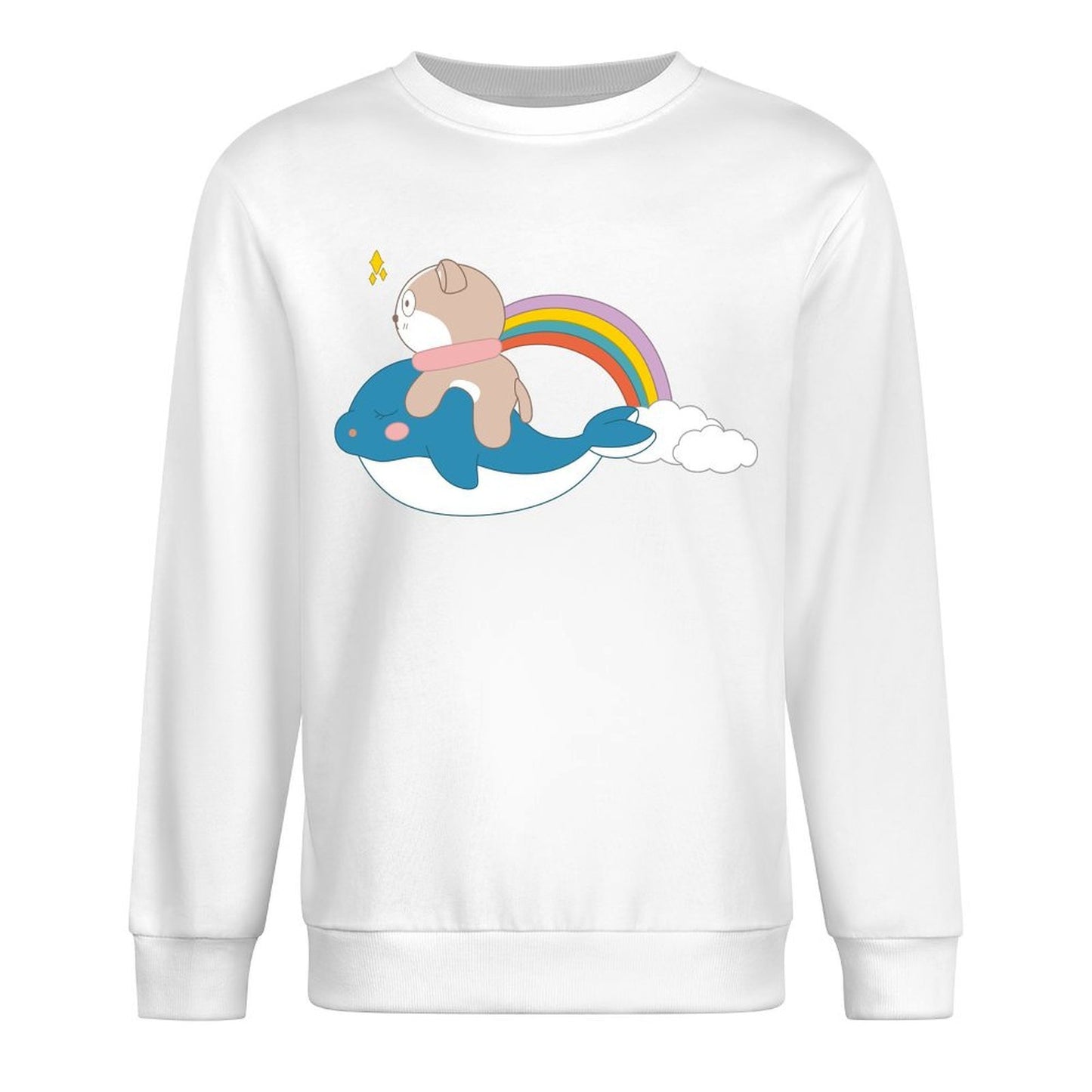 Front Patterned Long Sleeve TopClassicSeries Studio