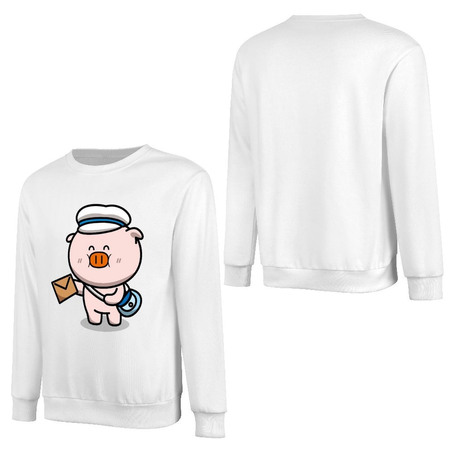 Front Patterned Long Sleeve TopSoftWear Everyday