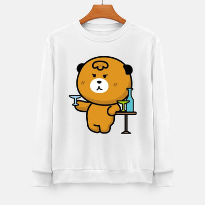 Front Patterned Long Sleeve TopPure Original