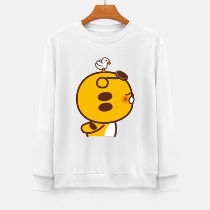 Front Patterned Long Sleeve TopClassicFit RelaxFit