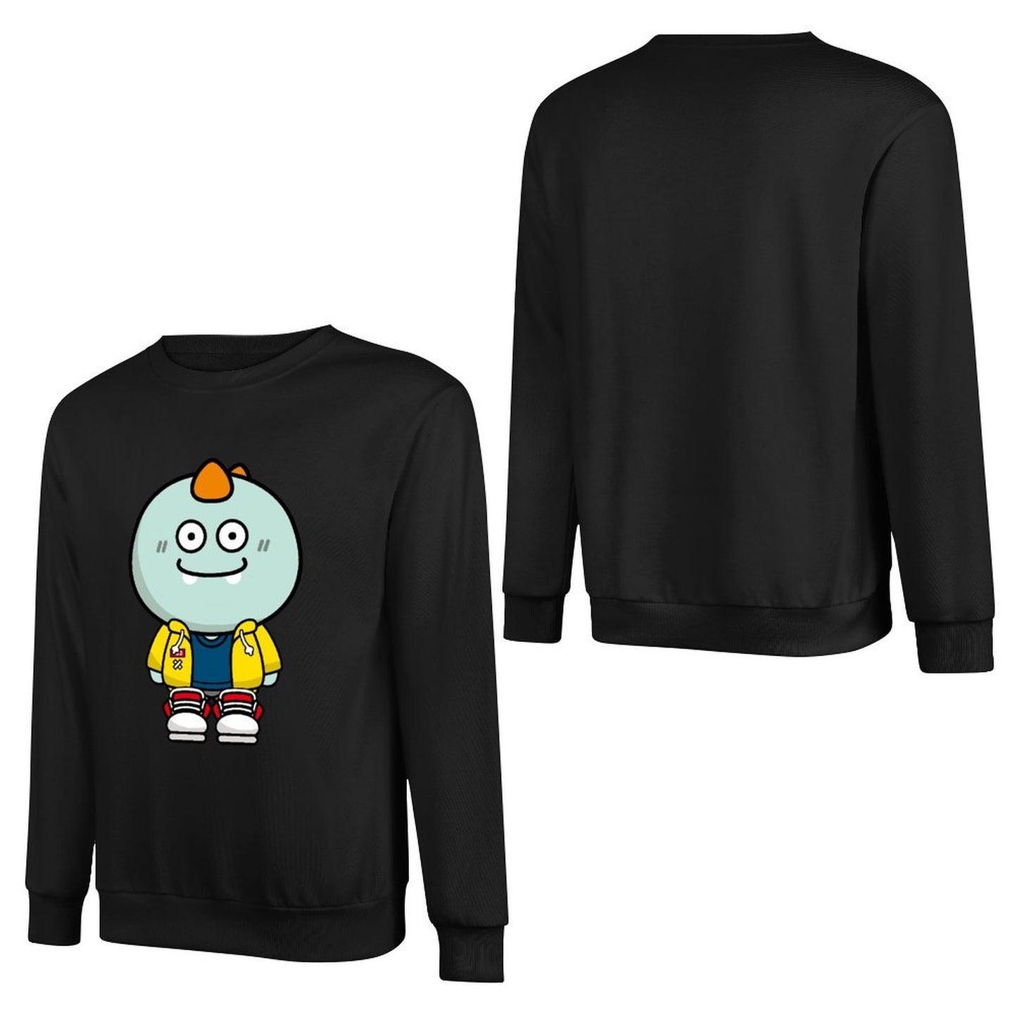 Front Patterned Long Sleeve TopPureStyle Basic