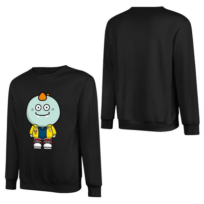 Front Patterned Long Sleeve TopPureStyle Basic