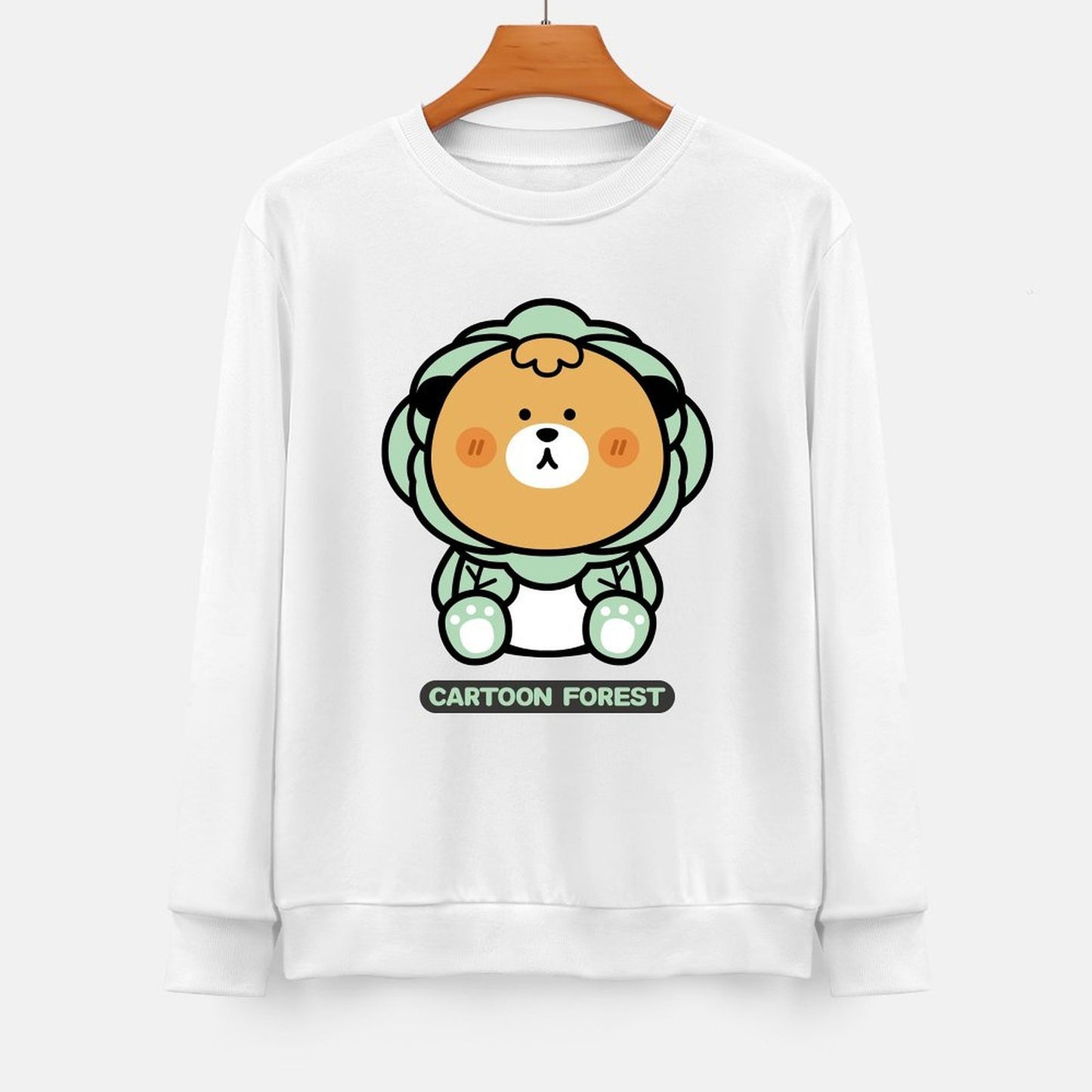 Front Patterned Long Sleeve TopShrink-Resistant Fundraising