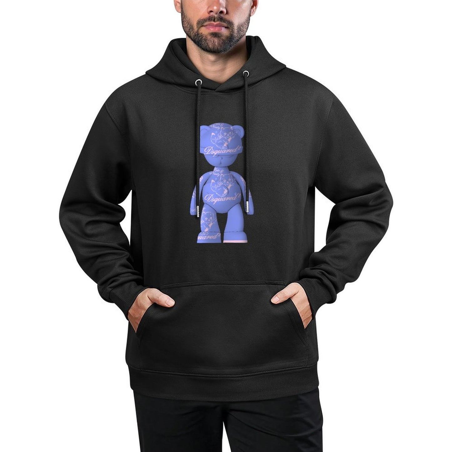 IPIB 250g Hooded Pocket Sweatshirt Front GraphicMen's Hooded  Sweatshirt6000123-6