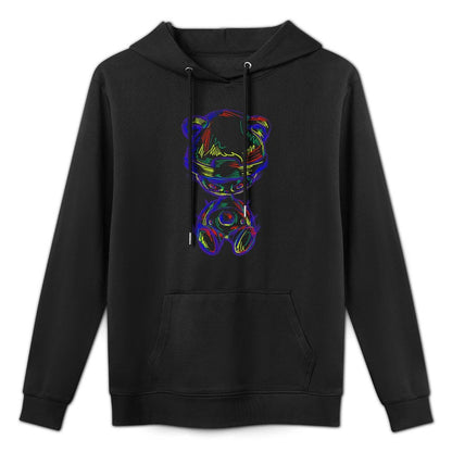 Hoodie Front PatternPocket Tee Moisture-Wicking