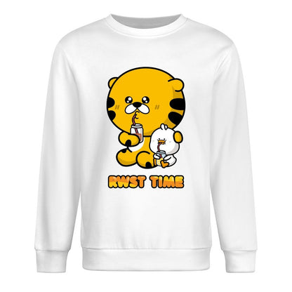 Front Patterned Long Sleeve TopPrinted Long Lasting