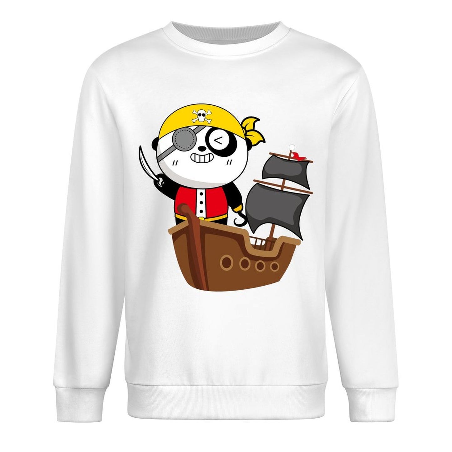 Front Patterned Long Sleeve TopNeat Relaxed Fit