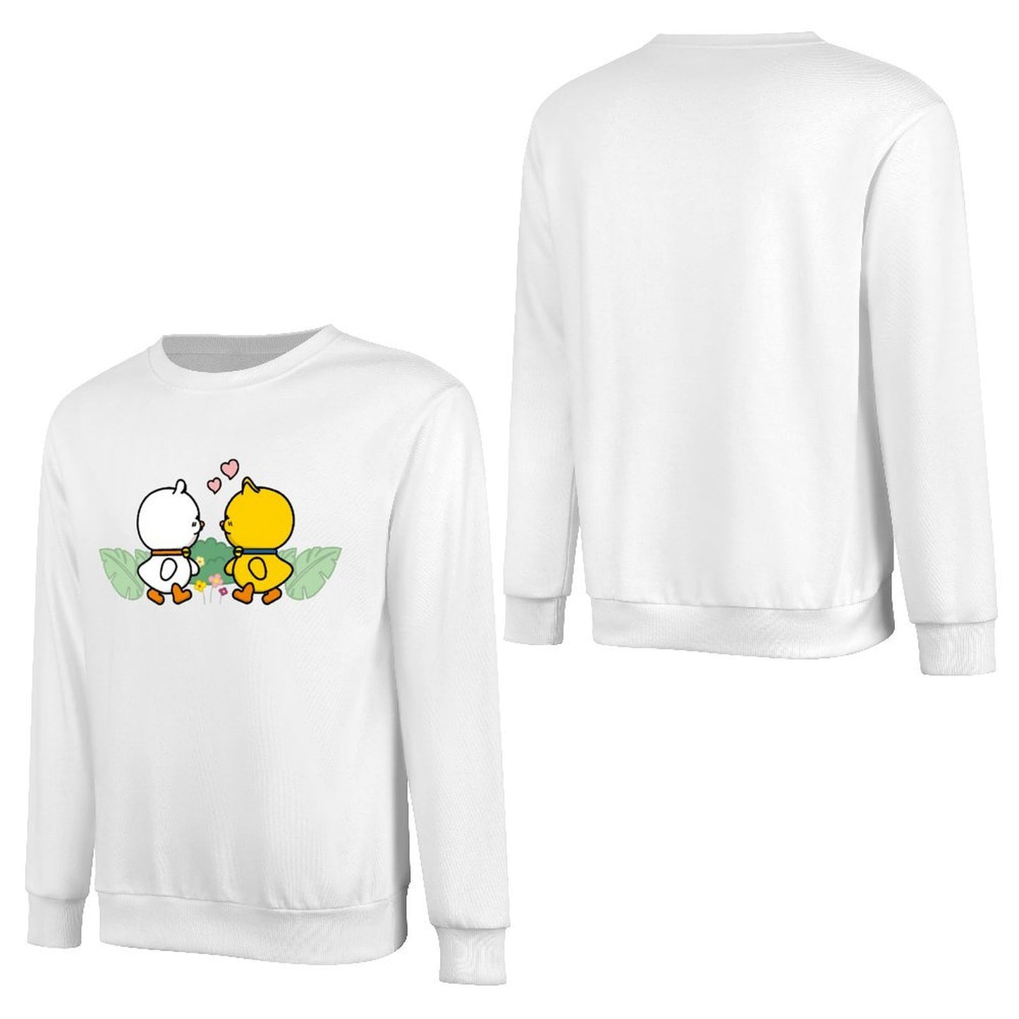 Front Patterned Long Sleeve TopEverydayComfort Plain