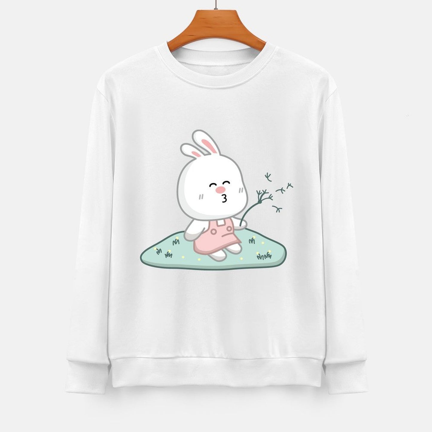 Front Patterned Long Sleeve TopTimelessComfort Clean Edges