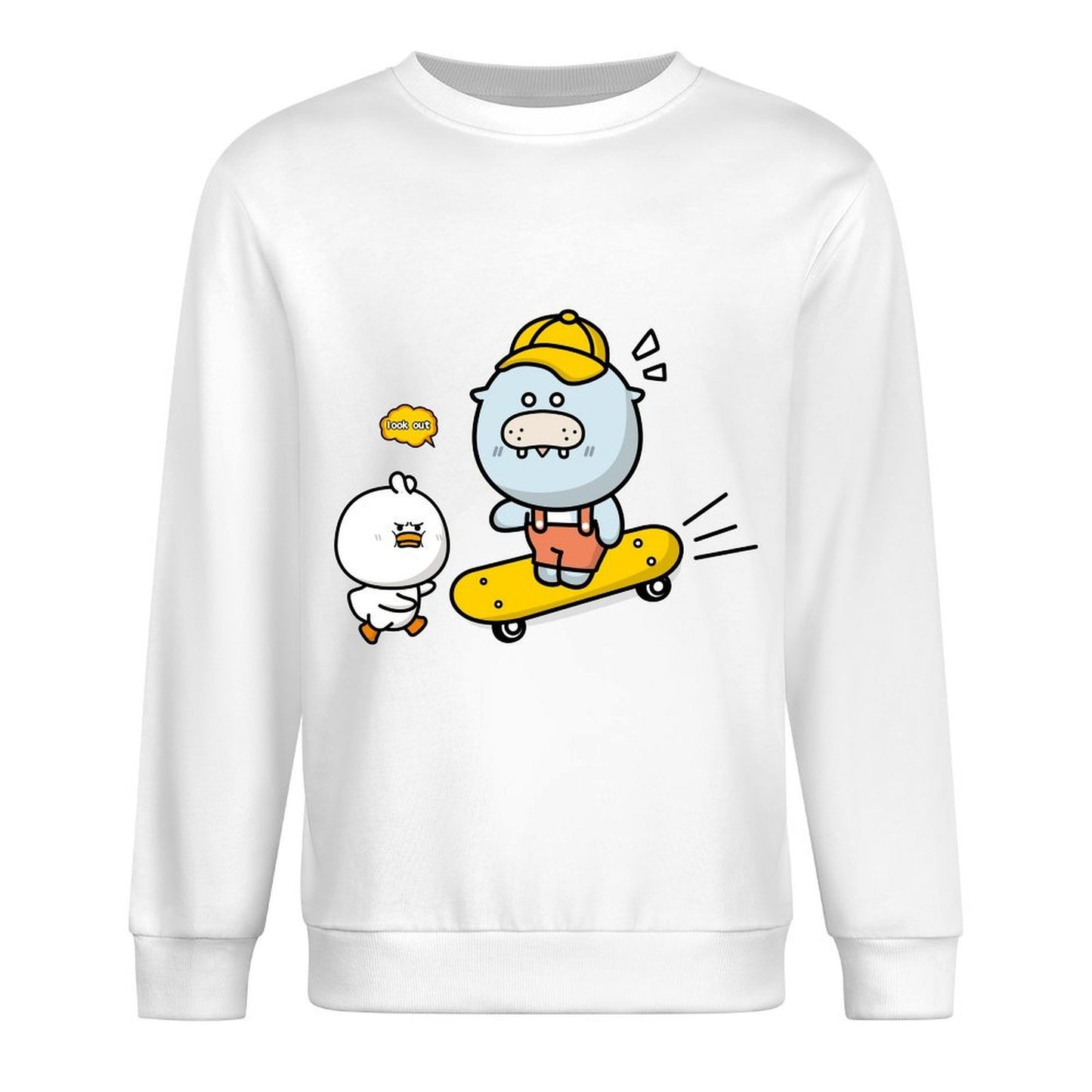 Front Patterned Long Sleeve Top Ultra Durable Chill