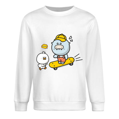 Front Patterned Long Sleeve Top Ultra Durable Chill