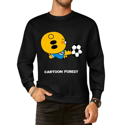 Front Patterned Long Sleeve TopComfortSeries Fade-Proof