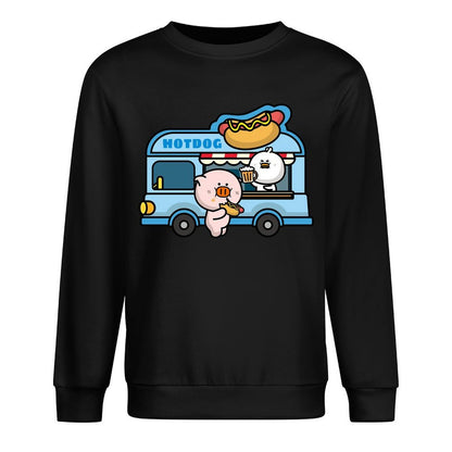 IPBR 250g Crew Neck Long Sleeve Sweatshirt Front GraphicCrew Neck Long Sleeve Sweatshirt4000048