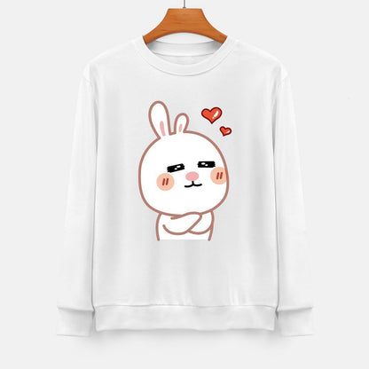 Front Patterned Long Sleeve TopWrinkle-Free Smooth Feel