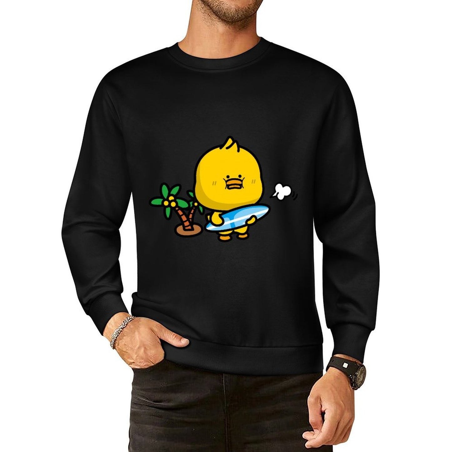 IPBR 250g Crew Neck Long Sleeve Sweatshirt Front GraphicCrew Neck Long Sleeve Sweatshirt4001184