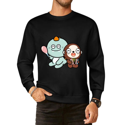 Front Patterned Long Sleeve TopLifestyle Neutral